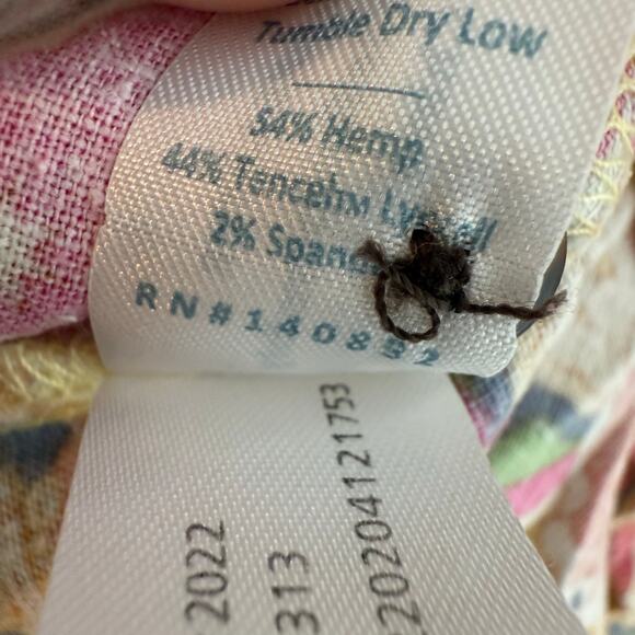 Marine Layer Lucy hemp short sleeve resort shirt button down - Picture 6 of 6